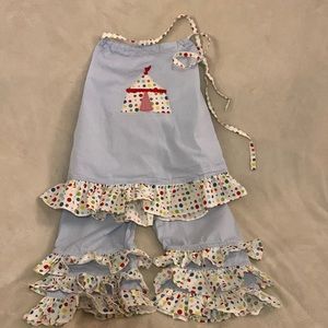 2pc shirt and pants Hannah Kate circus 5T